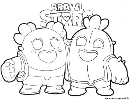 Cactus Love Brawl Stars Coloring Pages Printable