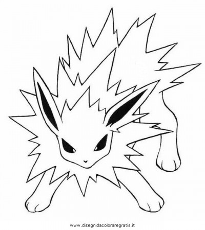 Jolteon Coloring Pages Free | Coloring Pages