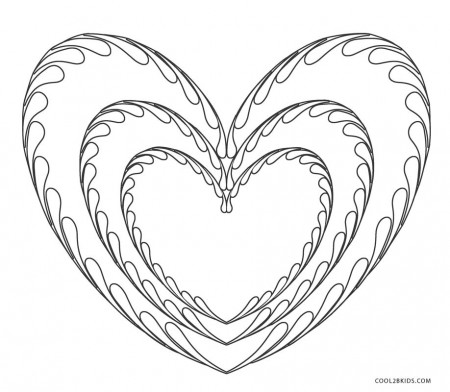 Free Printable Heart Coloring Pages For Kids | Cool2bKids