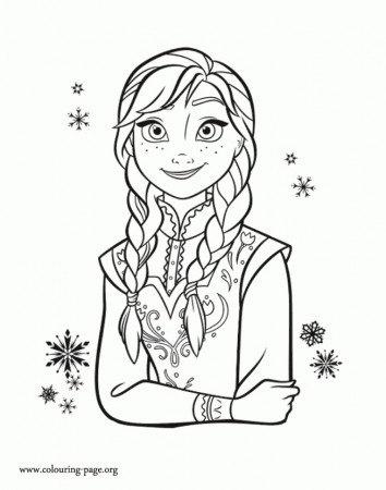 Get This Disney Frozen Coloring Pages Princess Anna 85732 !