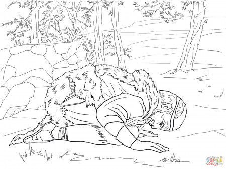 Free Elijah Coloring Pages | Coloring Page