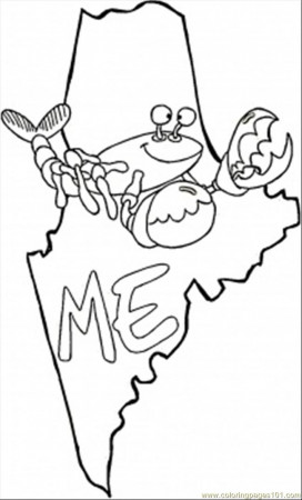 Map Of Maine Coloring Page - Free USA Coloring Pages ...