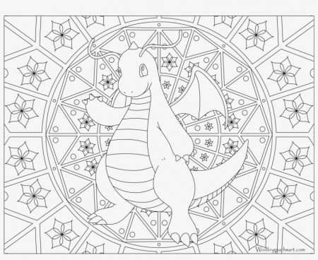 149 Dragonite Pokemon Coloring Page - Pokemon Adult Coloring Pages - Free  Transparent PNG Download - PNGkey