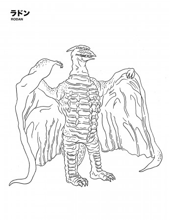 I turned 31 of my kaiju drawings into coloring book pages, but here's one  if you feel like killing some time! The rest are here:  https://gumroad.com/l/UwOcu : GODZILLA