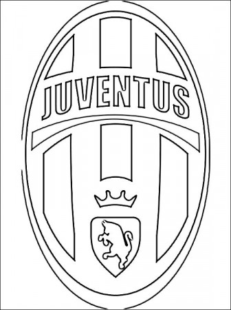Juventus F.C. logo coloring page | Coloring pages