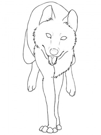 Wolf coloring pages. Download and print wolf coloring pages