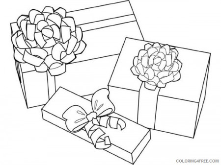 Gifts Coloring Pages Printable Coloring4free - Coloring4Free.com