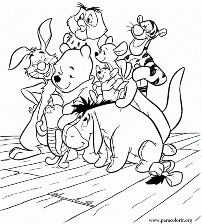 Adorable Tigger Roo Coloring Pages Plus Winnie The Pooh Coloring ...