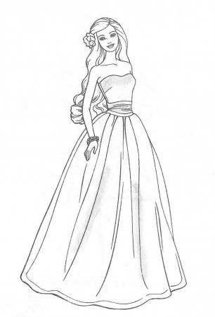 Princess Barbie Printables Coloring Pages - High Quality Coloring ...