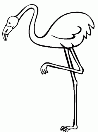 Flamingo coloring page - Animals Town - animals color sheet ...