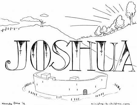 Joshua - Coloring Pages for Kids and for Adults