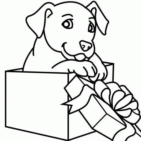 Cute Christmas Animals Coloring Pages - Coloring