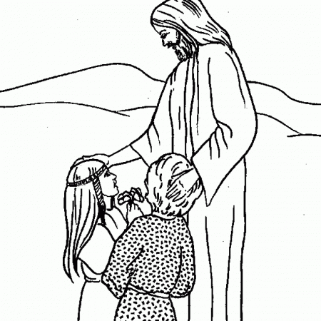 Coloring Pictures Of Jesus And The Children - Coloring Pages for ...
