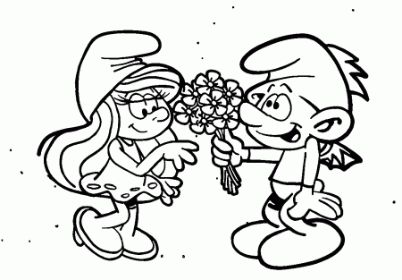 Smurf Coloring Pages | Wecoloringpage