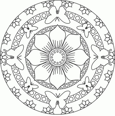 Mandala Coloring Pages To Print - Coloring Pages