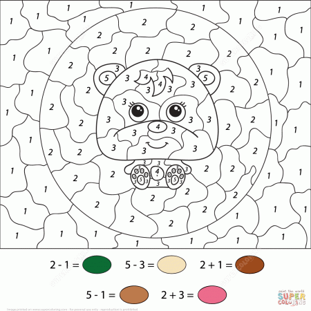 Math Color by Number coloring pages | Free Printable Pictures