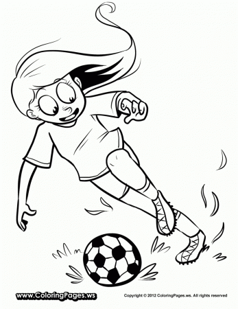 Soccer Sports Coloring Soccer Free Sports Coloring Pages Soccer ...