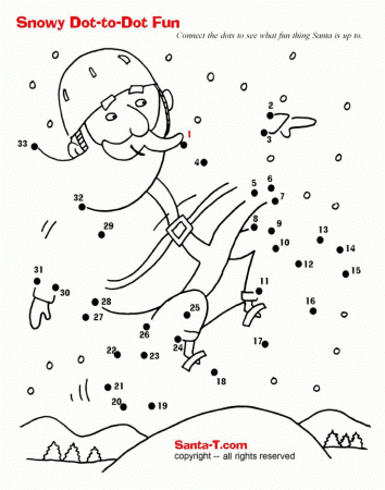 Printable Christmas Coloring and Activity Pages ...