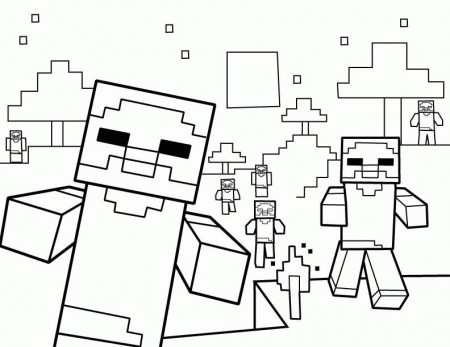 Alex Minecraft Coloring Page - Free Printable Coloring Pages for Kids