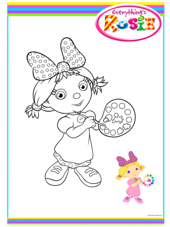 Everything's Rosie coloring pages