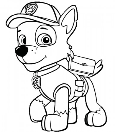 Marshall Paw Patrol Coloring Page Paw Patrol Coloring Pages Sheets ...