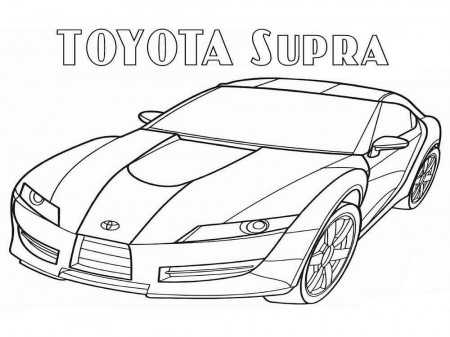 Toyota coloring pages. Free Printable Toyota coloring pages.