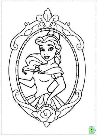 Beauty And The Beast Coloring Pages To Print for Pinterest