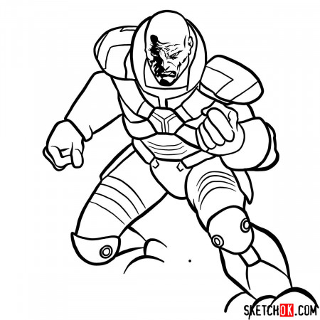 Lex Luthor Drawing - Drawing Skill