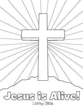 Free Jesus Is Alive Coloring Page, Download Free Jesus Is Alive Coloring  Page png images, Free ClipArts on Clipart Library