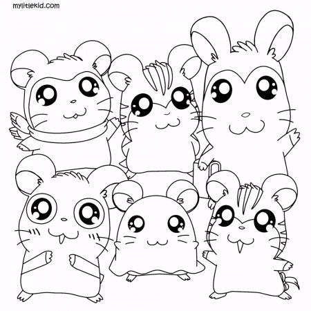 Coloring Pages Hamster Print