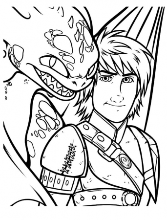 Adventure Of Hiccup And Toothless In How To Train Your Dragon Coloring Pages  : Coloring Sky | Coloriage dragon, Coloriage, Coloriage gratuit
