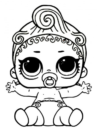 Baby LOL Surprise coloring pages. Download and print Baby LOL Surprise coloring  pages