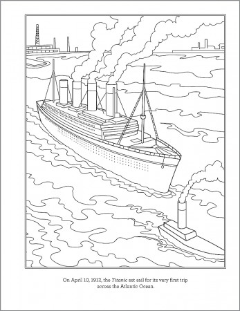 Titanic Coloring Book for Kids: 30 ...