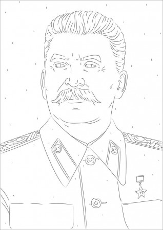 Stalin Coloring Page - Free Printable Coloring Pages for Kids