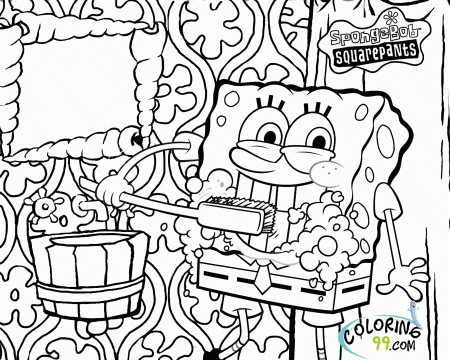 Spongebob For Christmas - Coloring Pages for Kids and for Adults