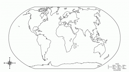 Continents map coloring pages download and print for free
