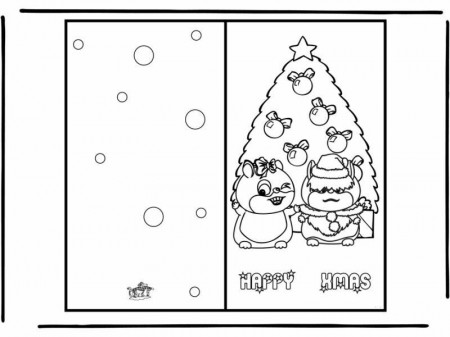 Free Coloring S Of Christmas Cards Christmas Cards Coloring Pages ...