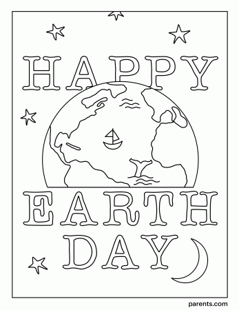 10 Free Earth Day Coloring Pages for Kids | Parents