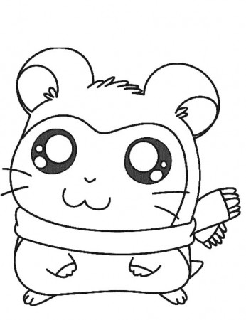 a cute sandy the hamster coloring pages. cute hamster coloring ...