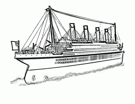 Free Printable Titanic Coloring Pages For Kids