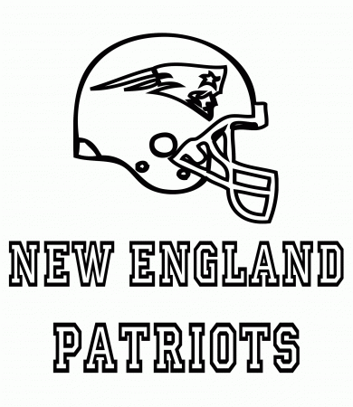 New England Patriots - Coloring Pages for Kids and for Adults