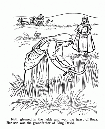 Book of Ruth Coloring Pages