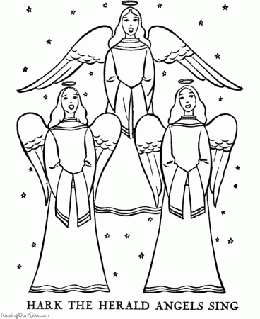 Angels coloring pages - The Christmas Story | Angel coloring pages,  Christmas coloring books, Bible coloring pages