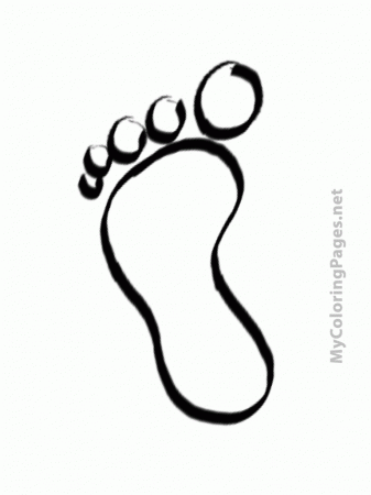 Best Photos of Foot Coloring Page - Human Foot Coloring Page, Foot ...