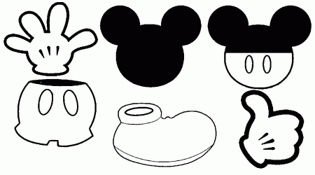 Mickey Mouse Head Clipart Minnie Mouse Head Mickey Mouse Border ...