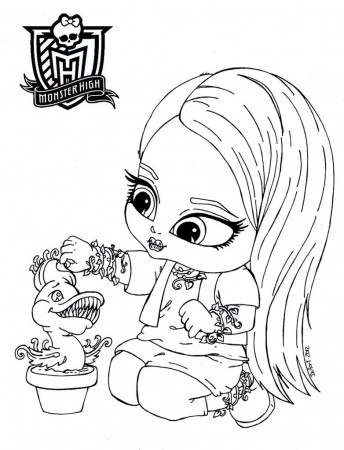 Printable Monster High Coloring Pages | Fun Coloring Pages