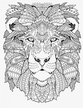 Coloring Pages : Difficult Coloring Pagesndala Animals ...