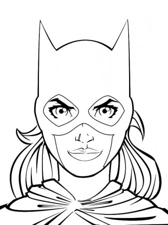 batgirl and supergirl coloring pages unique Batgirl Coloring Pages ...