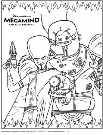 Kids-n-fun.com | Coloring page Megamind Megamind
