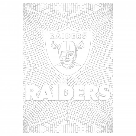 In the Sports Zone NFL Adult Coloring Book, Oakland Raiders - Walmart.com